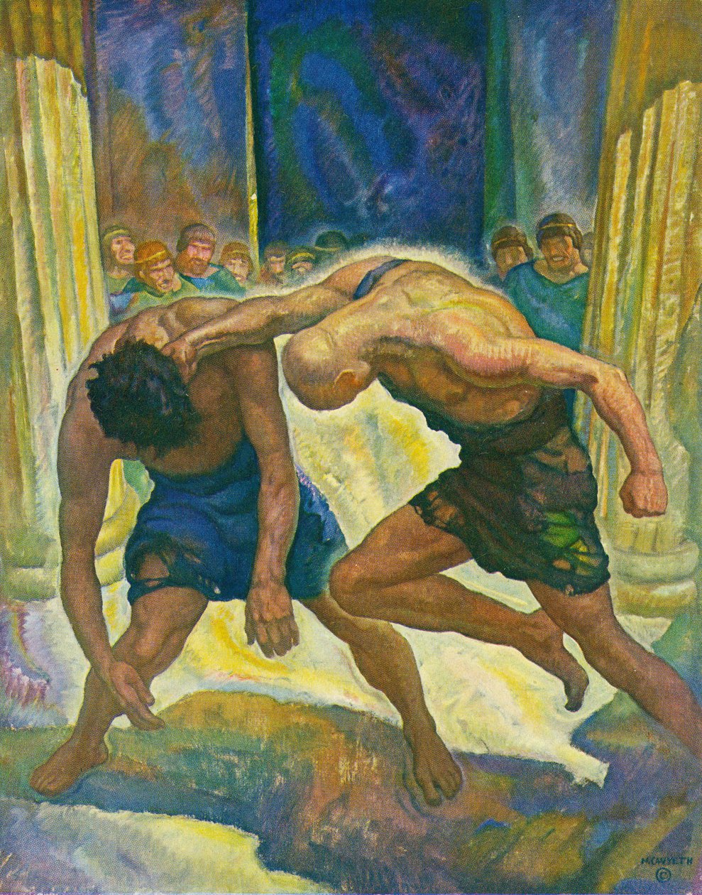 La bagarre des mendiants - Newell Convers Wyeth