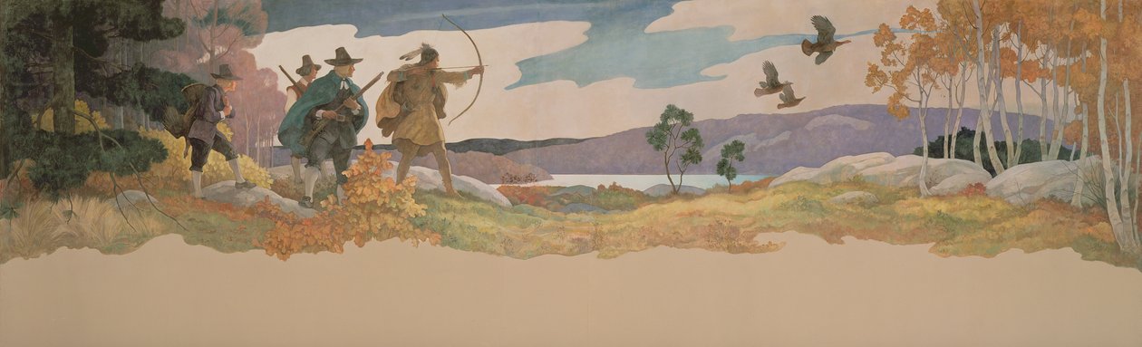 Les chasseurs de dindons, 1941 - Newell Convers Wyeth