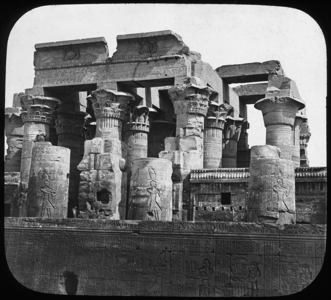 Temple de Kom Ombo, Égypte, vers 1890 - Newton and Co
