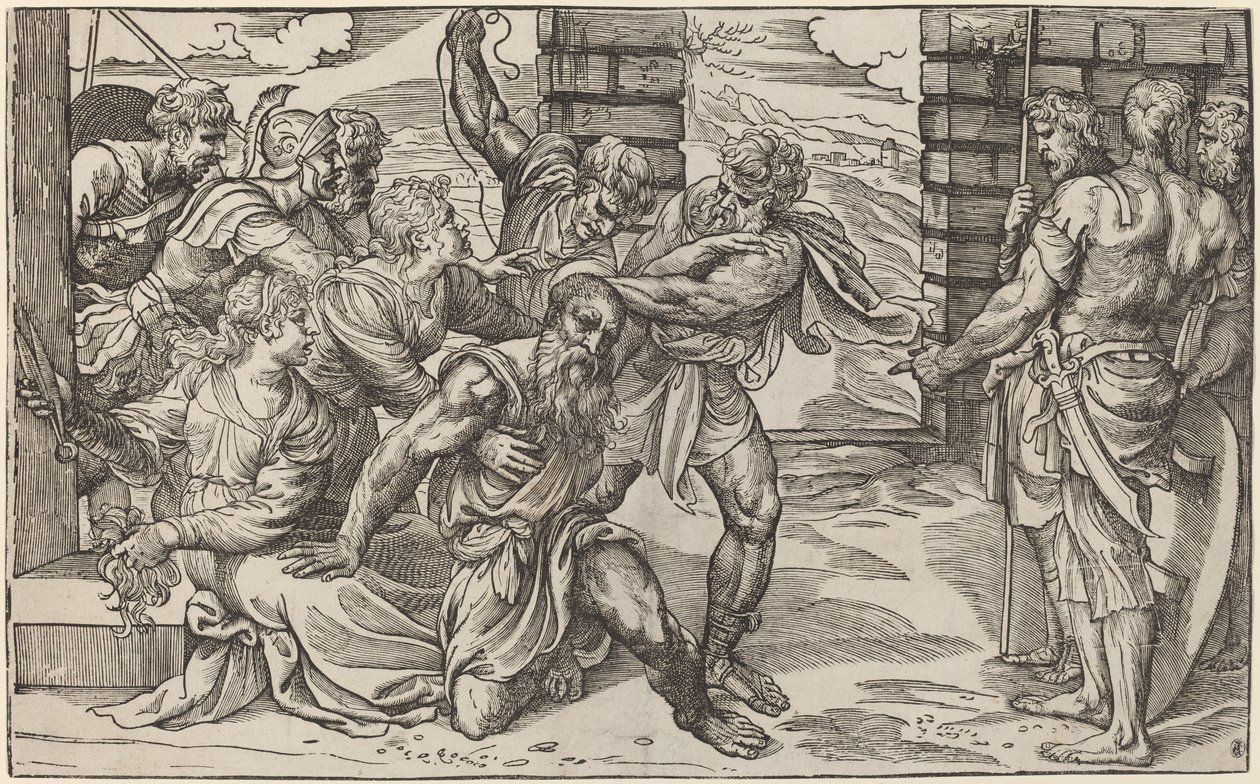 Samson et Dalila - Niccolò Boldrini after Titian