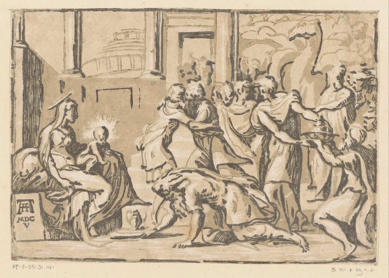 Adoration des mages - Niccolò Vicentino (attributed to)