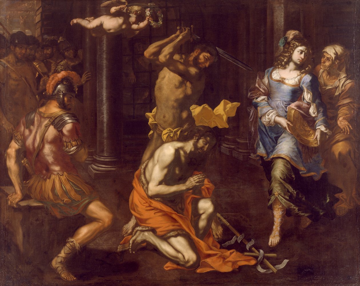 La décapitation de Saint Jean-Baptiste par Niccolo de Simone (actif 1636-1655) - Niccolò de Simone