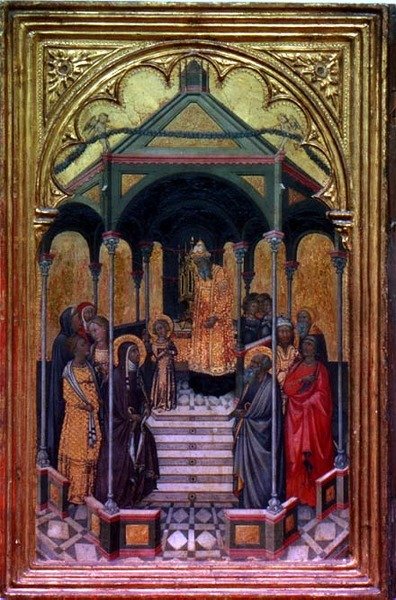 La présentation de la Vierge au temple - Niccolo Bonaccorsi