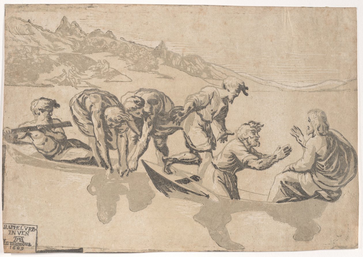 La Pêche miraculeuse, 1540-1550 republié 1609 - Niccolo Vicentino