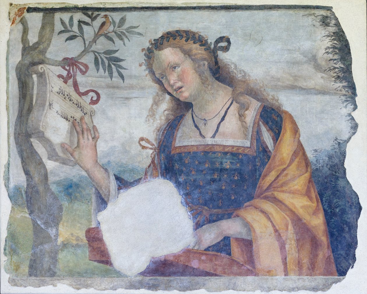 Allégorie de la musique, vers 1520-24 (fresque détachée) - Niccolo the Younger Giolfino