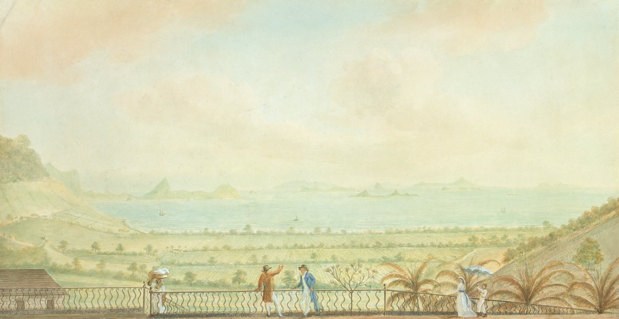 Vue dans les Petites Antilles, c.1785 - Nicholas Pocock