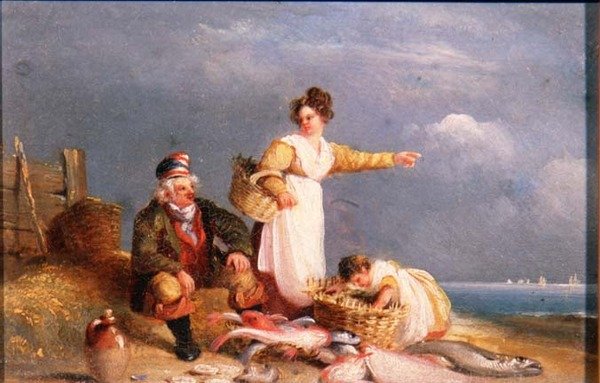 Pêcheurs avec la prise - Nicholas Condy