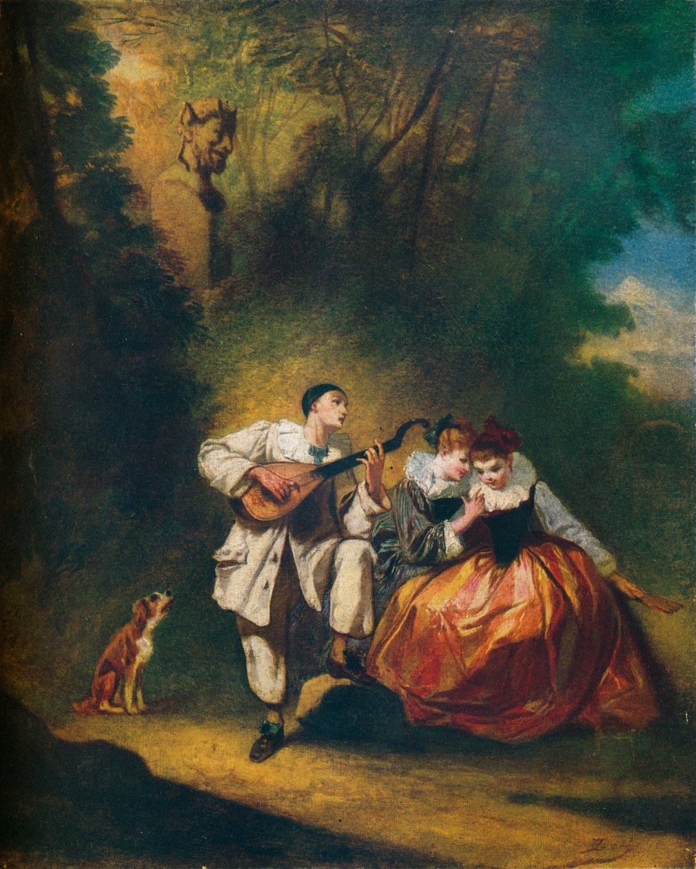 Fête galante, vers 1860 - Nicholas Edward Gabe