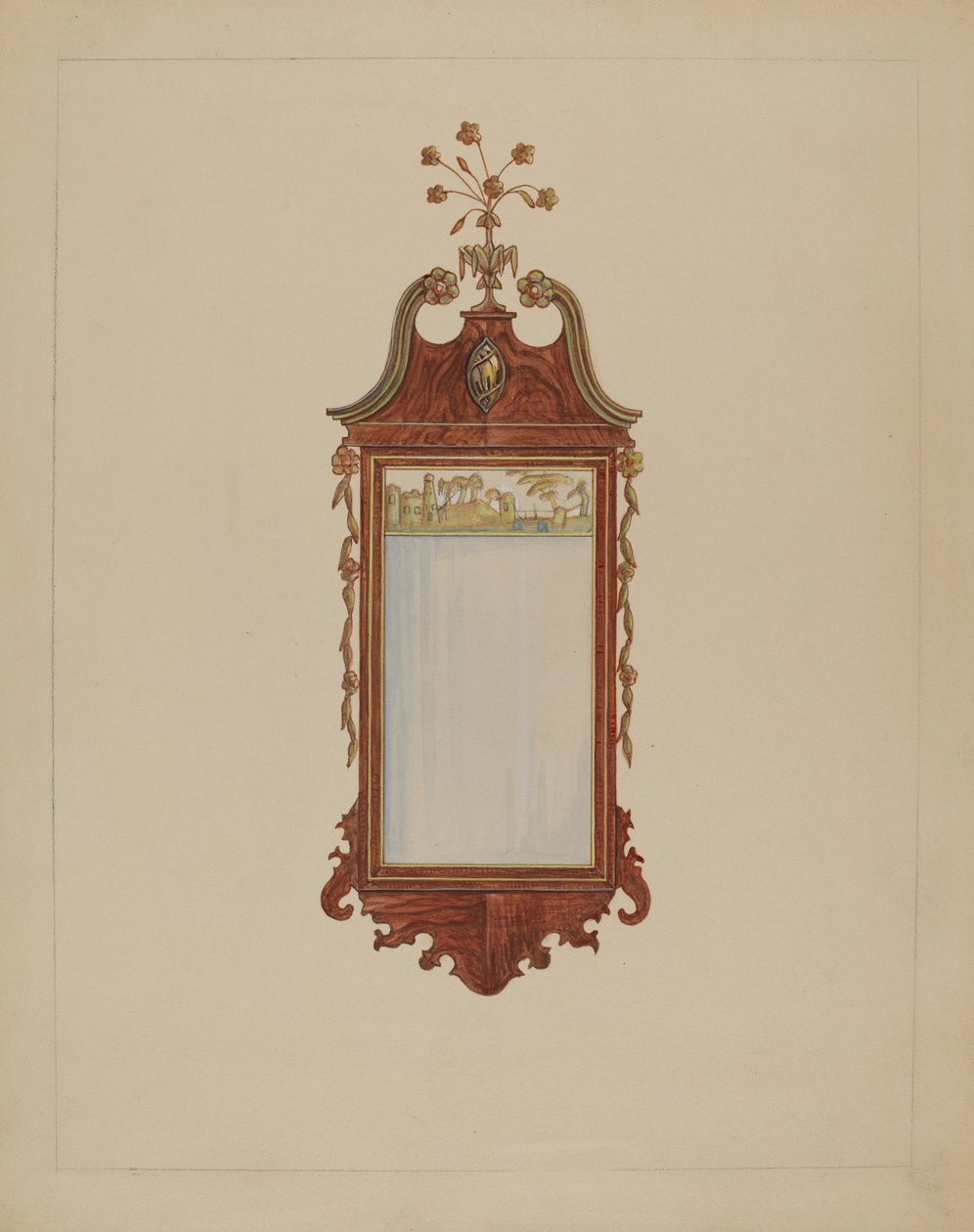 Miroir Hepplewhite - Nicholas Gorid