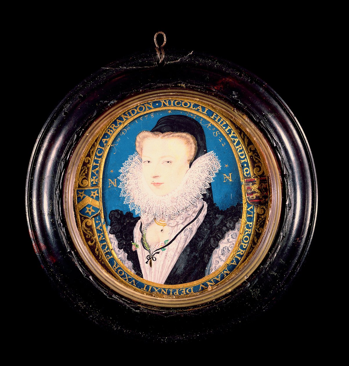 Alice Brandon, Mme Hilliard, 1578 - Nicholas Hilliard