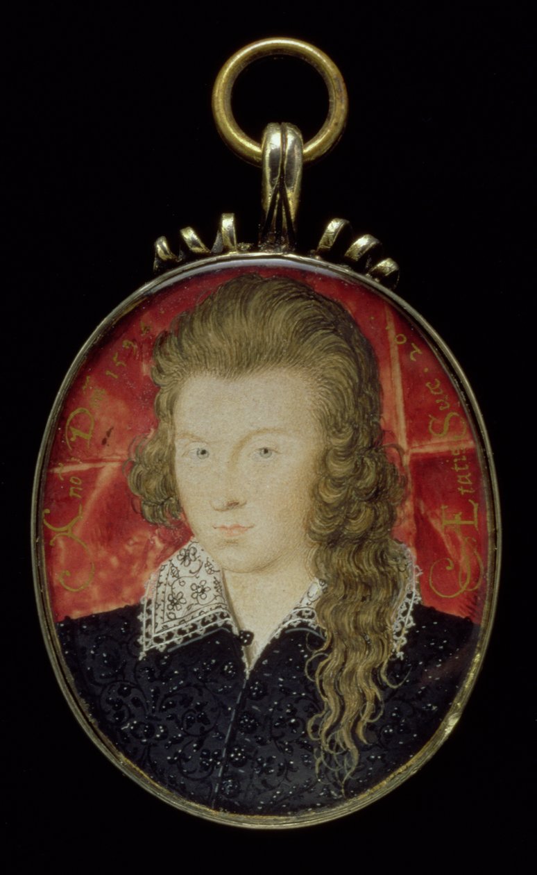 No.3856 Henry Wriothesley, 3e Comte de Southampton (1573-1624), vers 1594 - Nicholas Hilliard