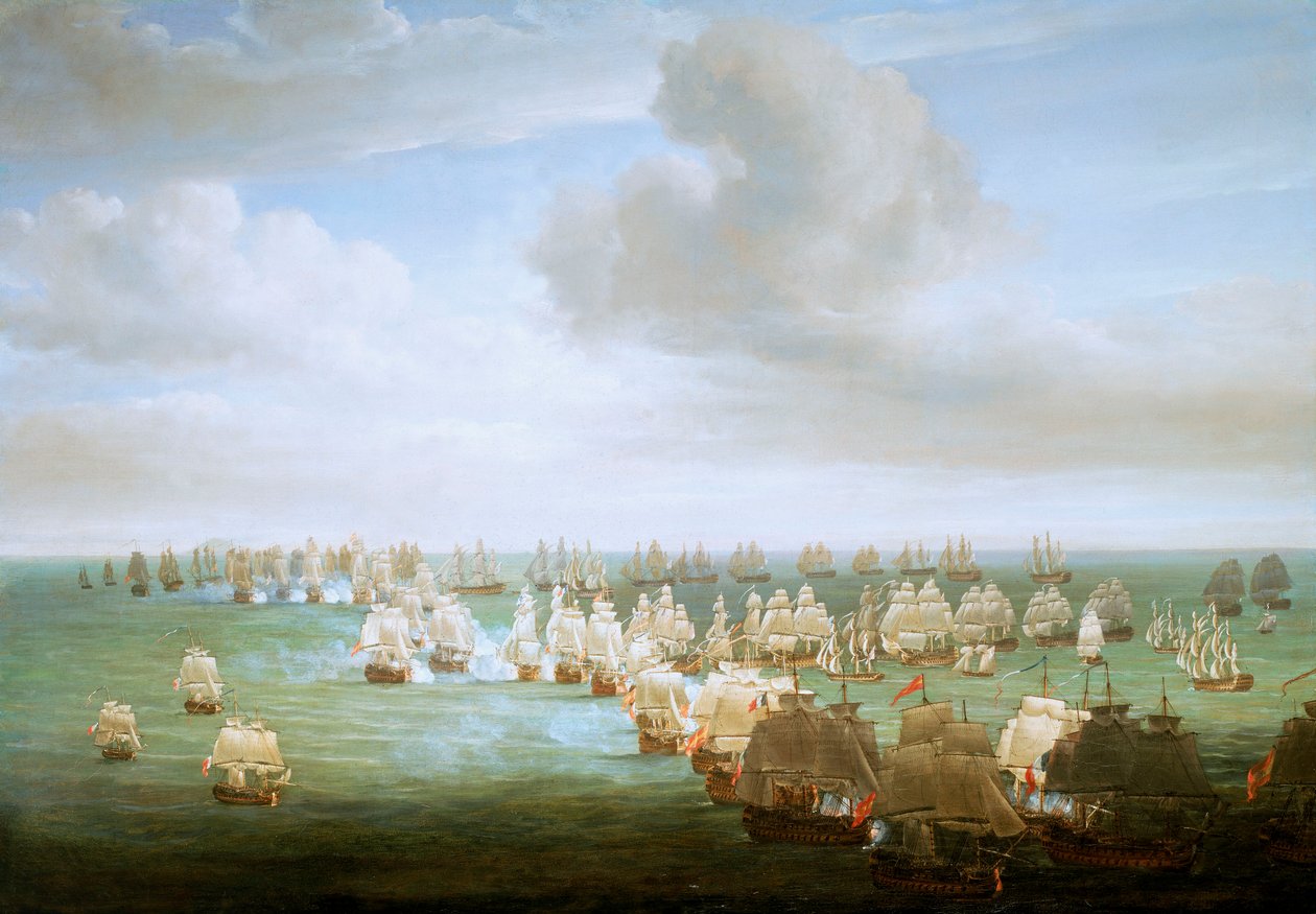 La bataille de Trafalgar, 21 octobre 1805, début de l