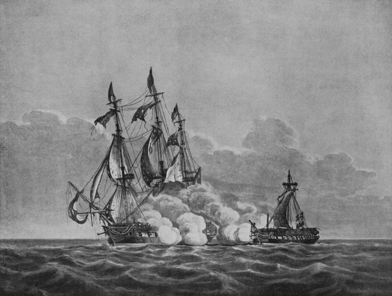 La Constitution et le Java, vers 1813 - Nicholas Pocock