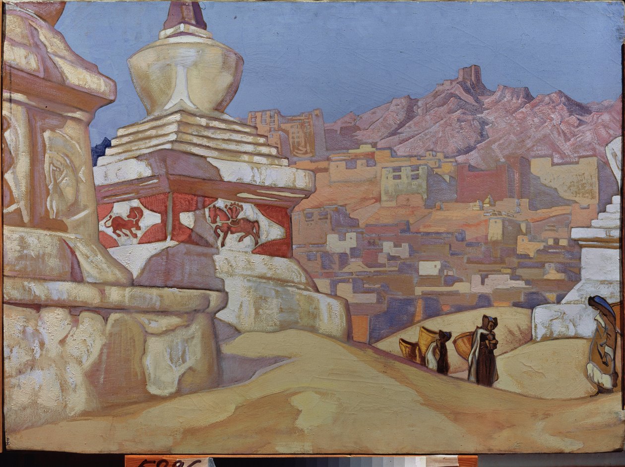 Coursier de la bonne fortune (de la suite Maitreya) - Nicholas Roerich