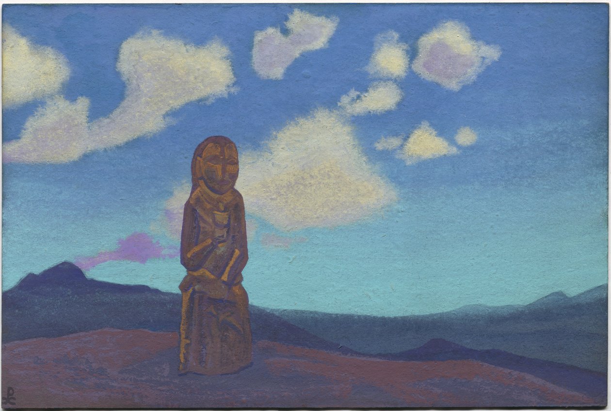 Gardien du Calice, Mongolie, 1937 - Nicholas Roerich