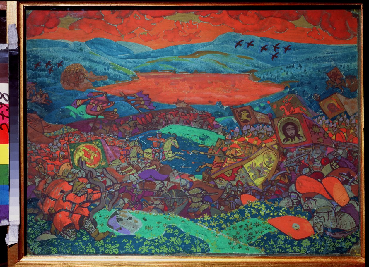 La bataille de Kerjenets - Nicholas Roerich