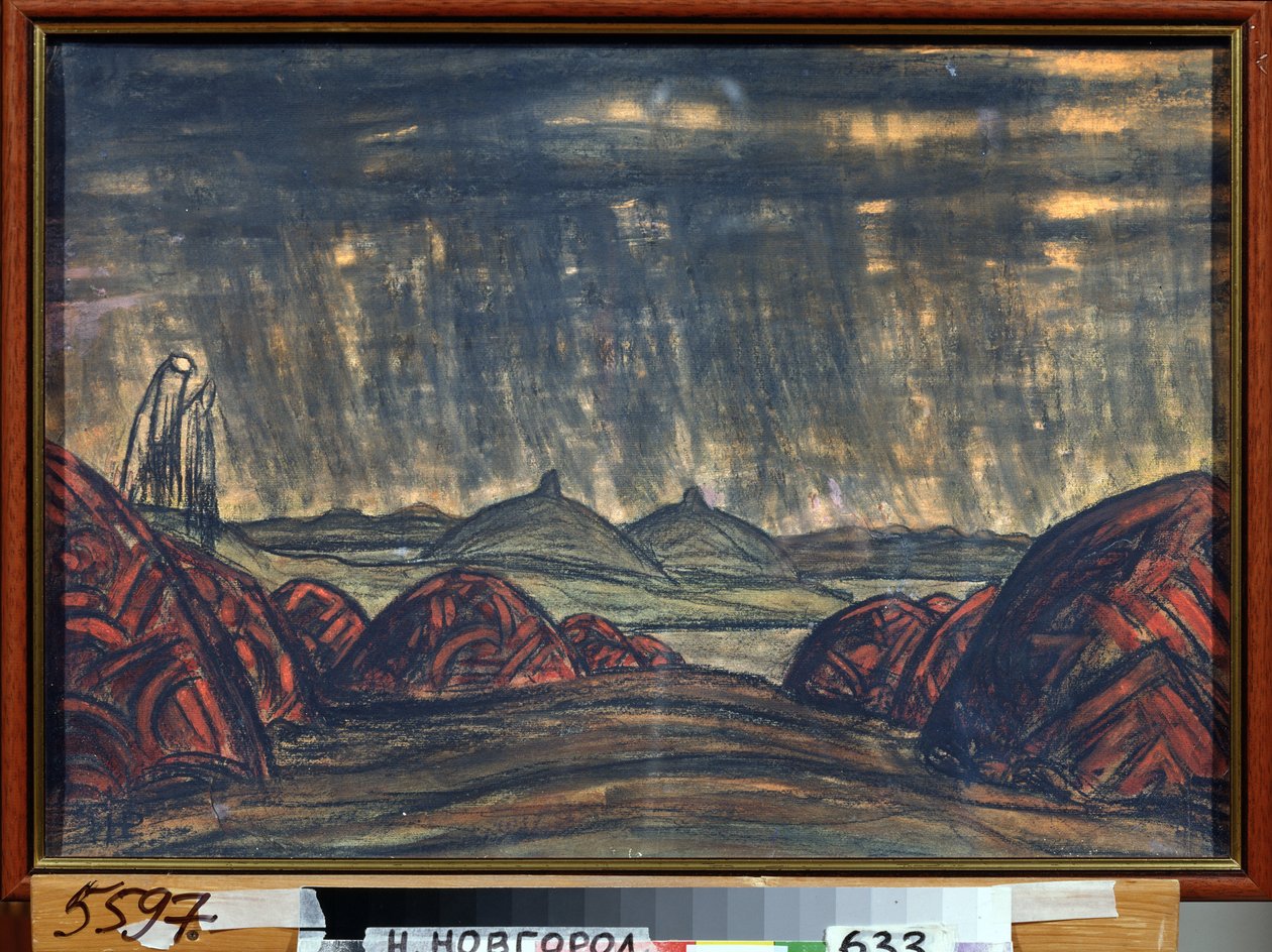 Le camp Polovtsien - Nicholas Roerich