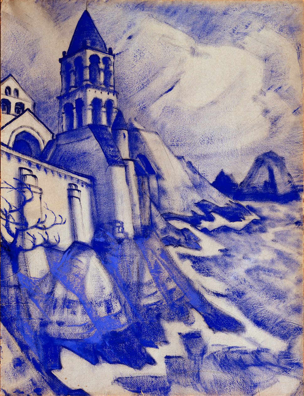 Décor Préparatoire pour la Pièce "La Princesse Maleine" de Maurice Maeterlinck, 1913 - Nicholas Roerich