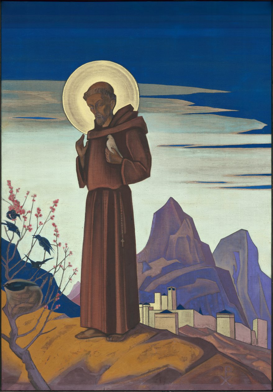 Saint François, 1932 - Nicholas Roerich