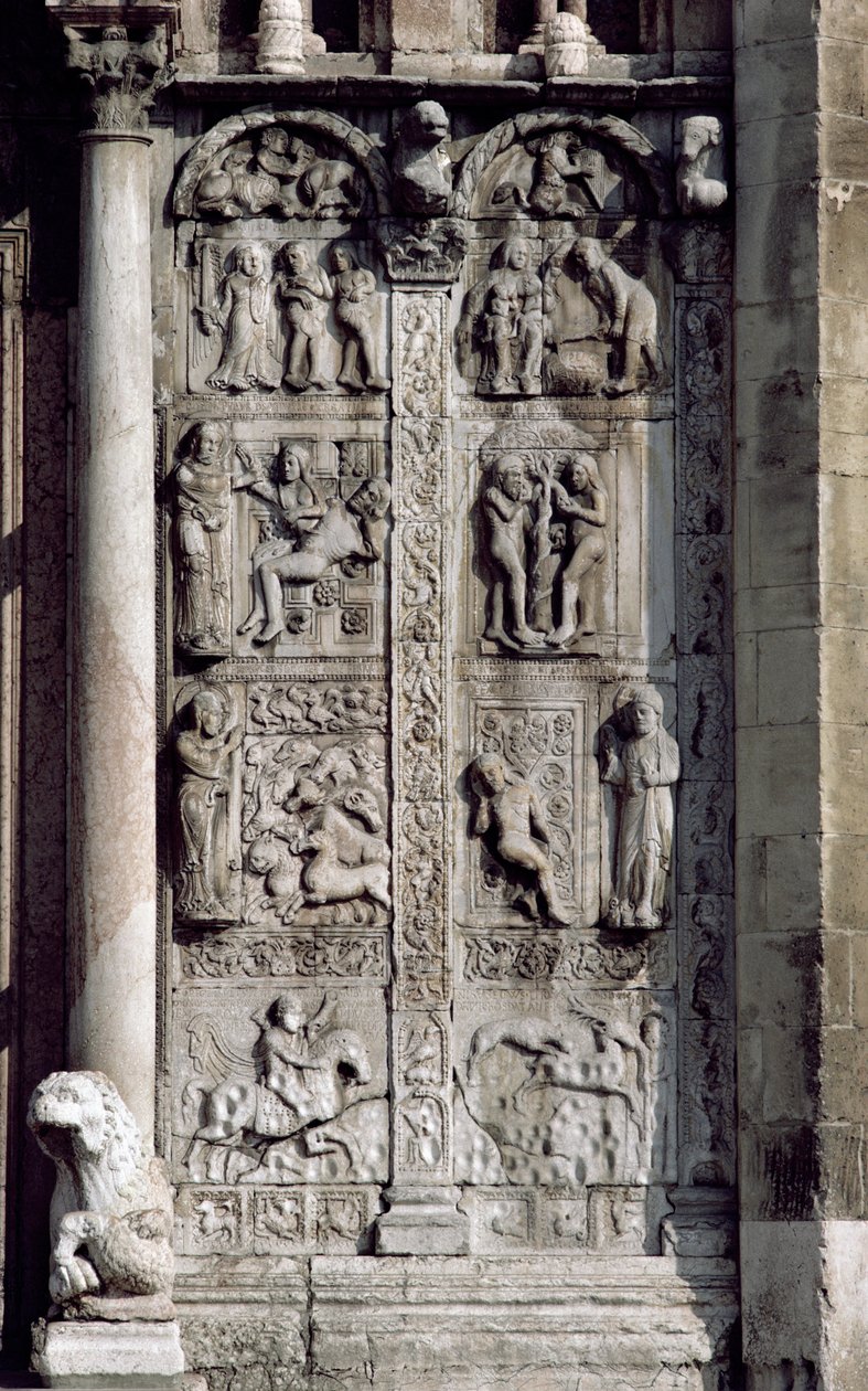Détail du côté sud du porche ouest - Nicholaus