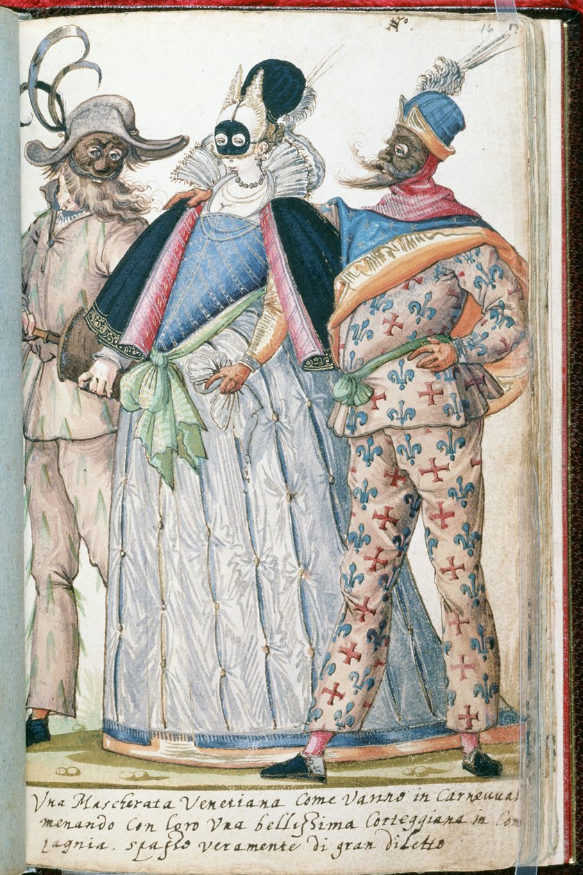MS W.477 fol.16 Illumination du livre de costumes de Kippell, vers 1588 - Niclauss Kippell