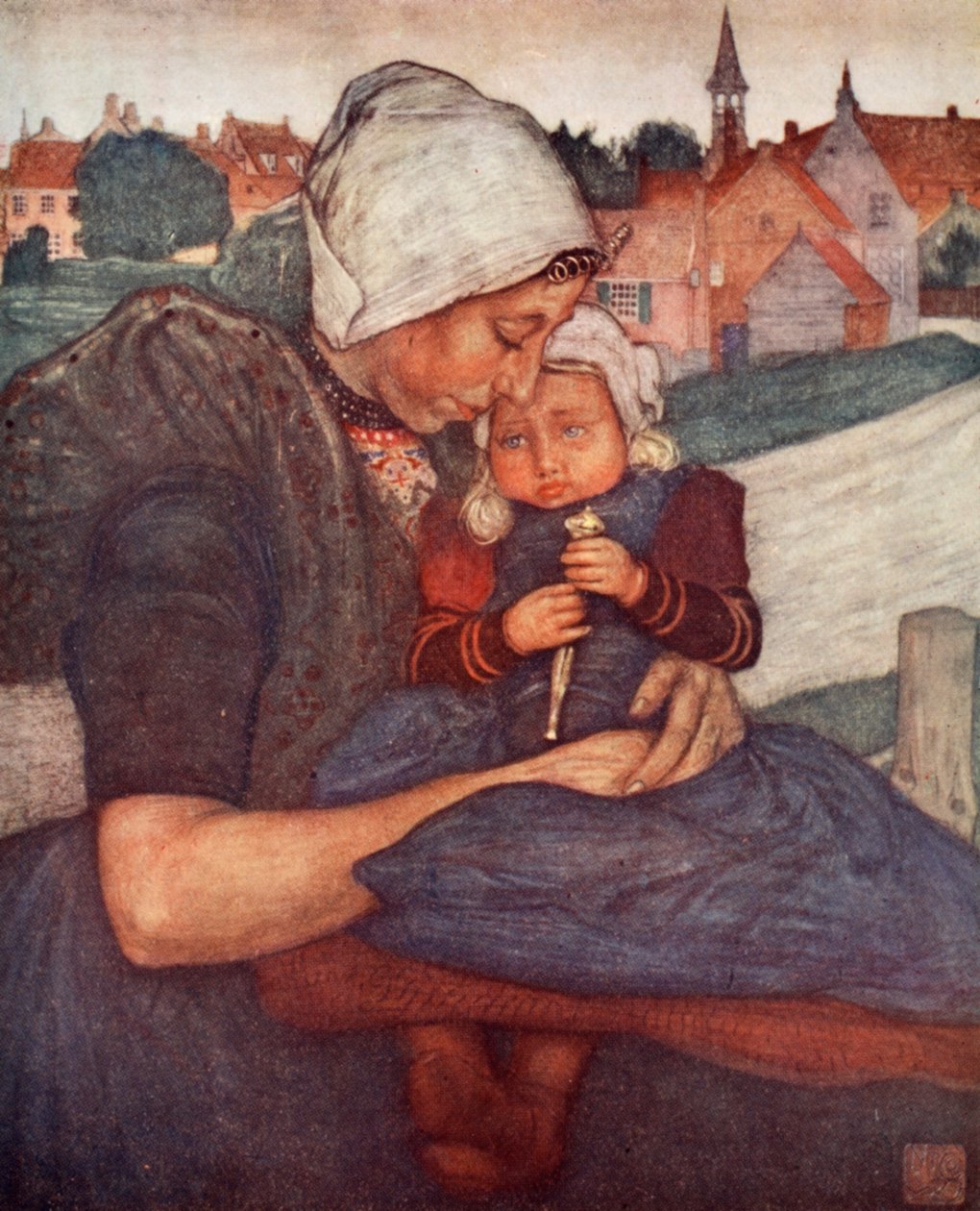 Une mère et son enfant d