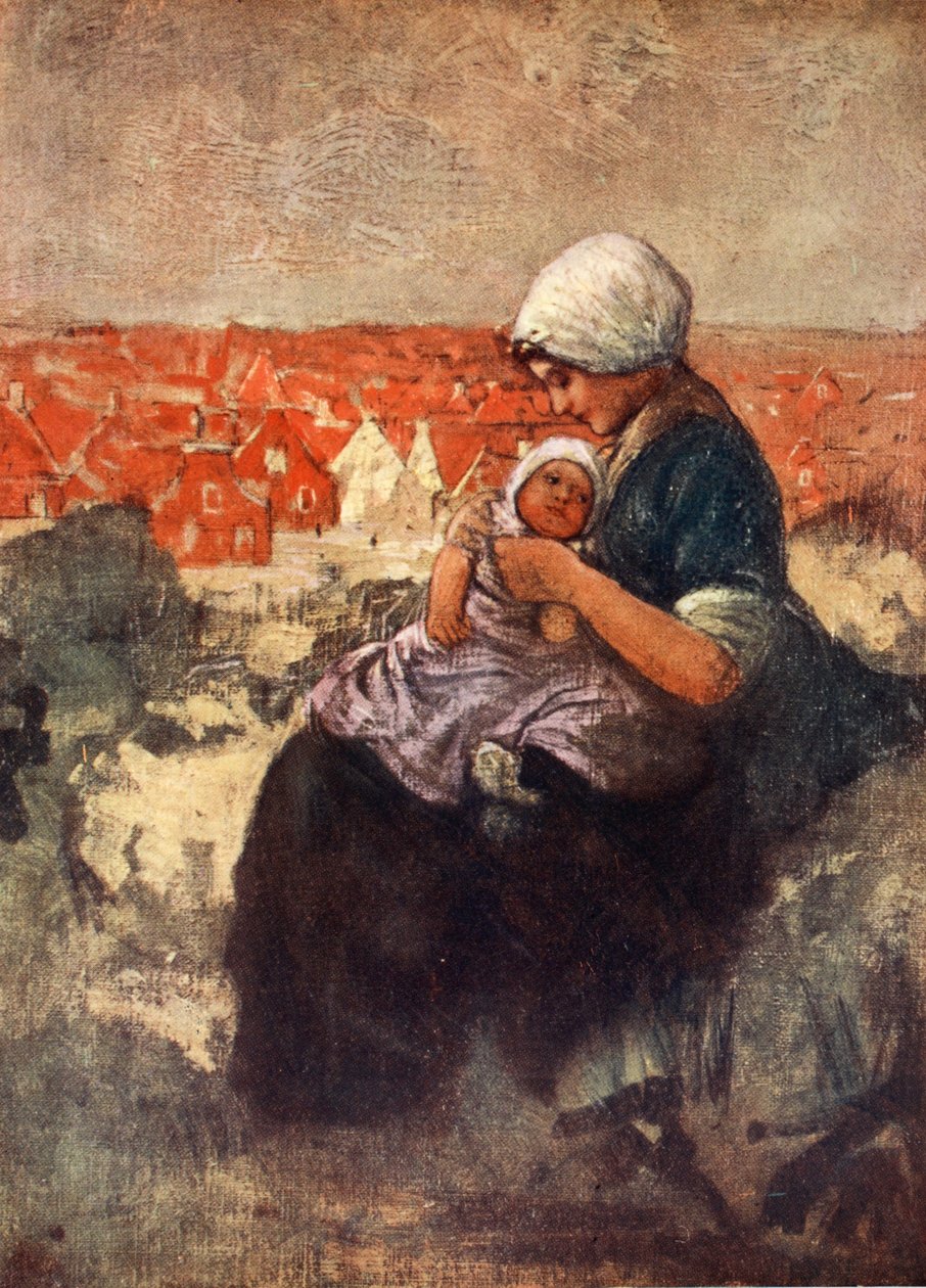Mère et enfant de Scheveningen, 1904 - Nico Jungman