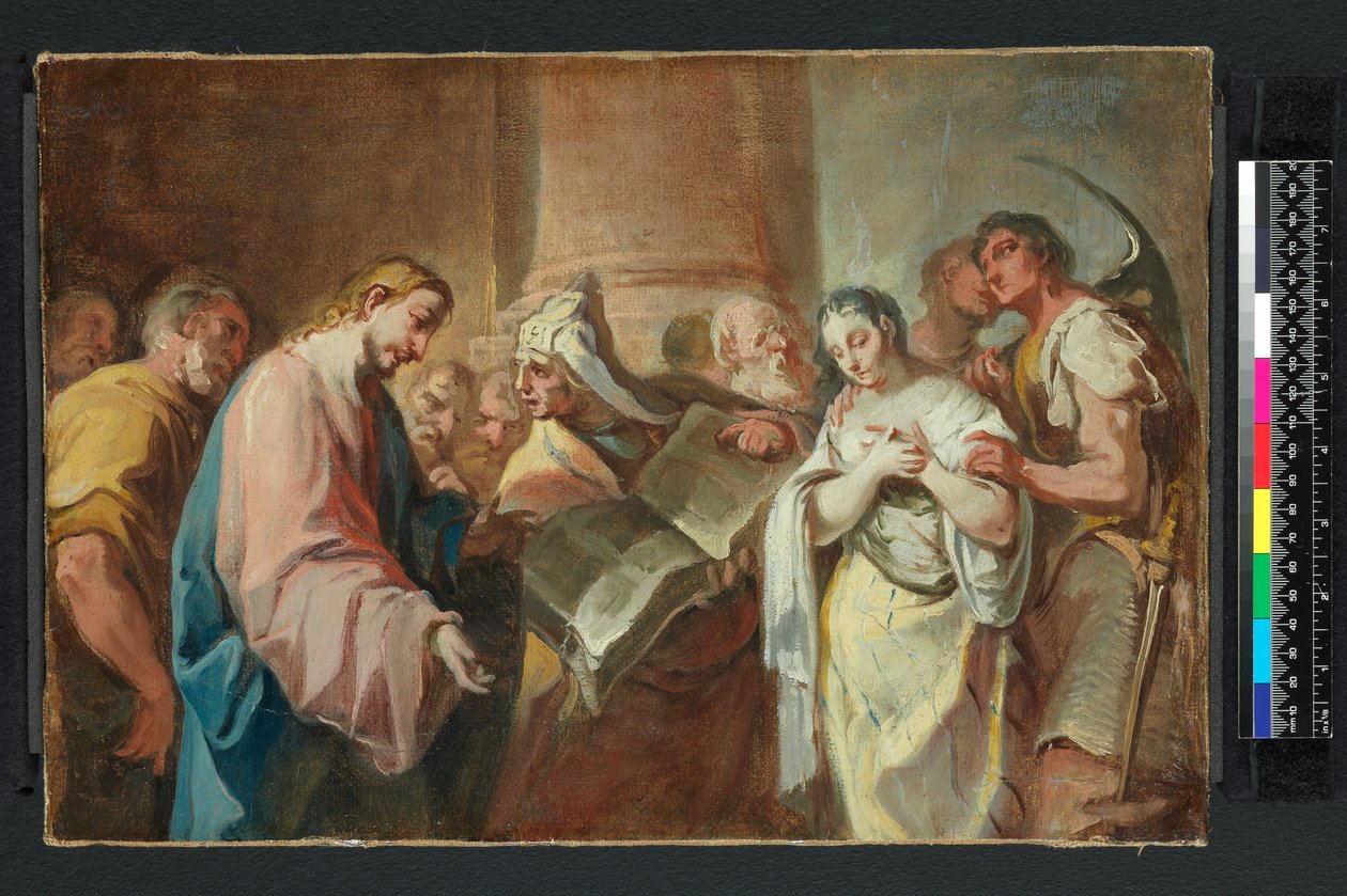 La femme adultère (avant 1750) - Nicolò (attr. to) Grassi