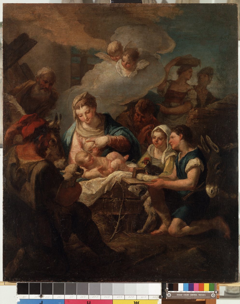 Adoration du Christ enfant - Nicolò Grassi