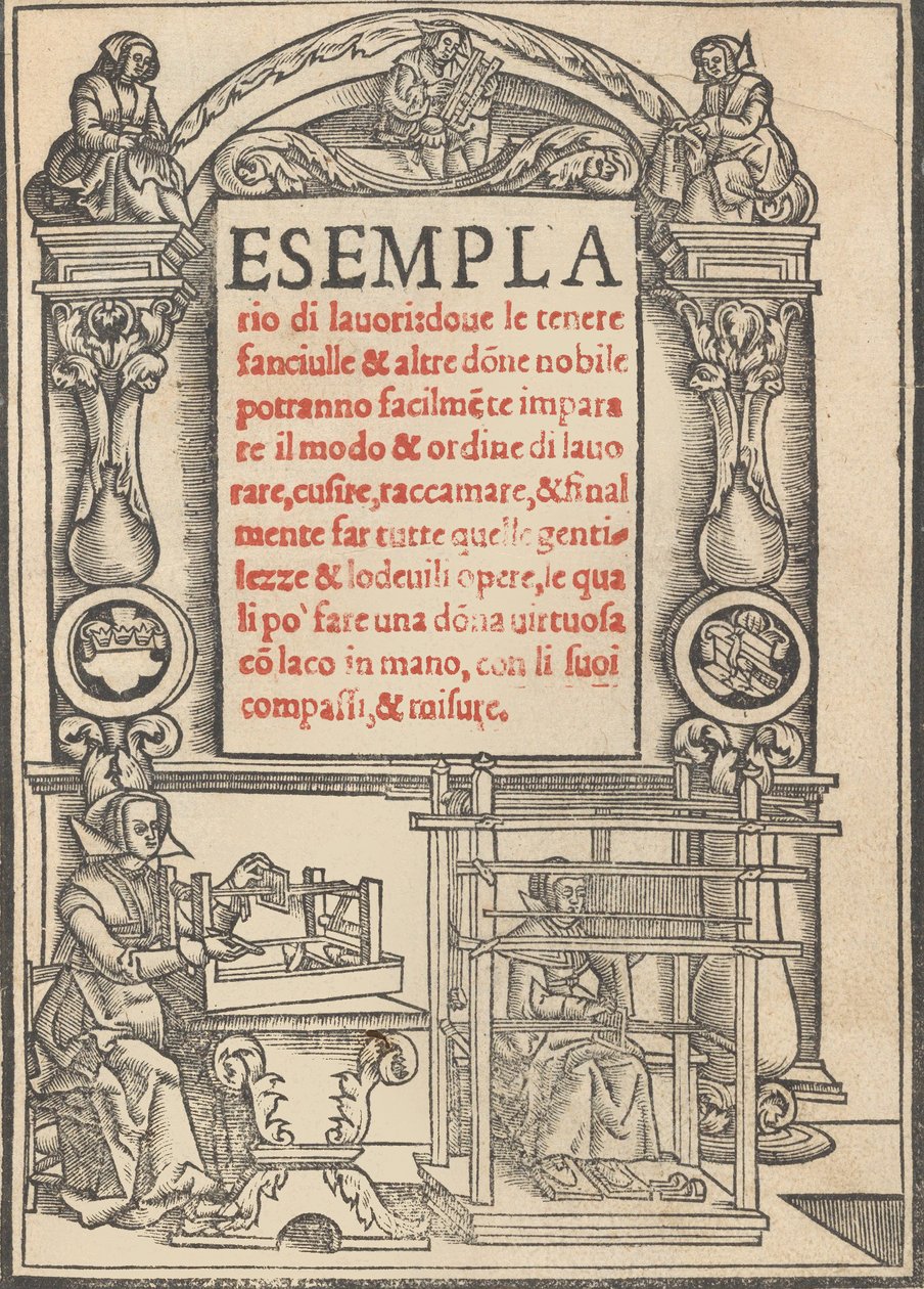 Esemplario di lavori, août 1529 - Nicolò Zoppino