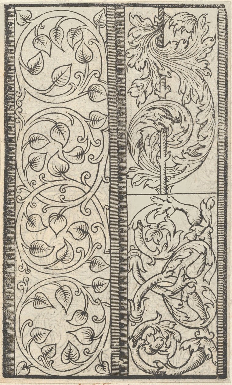 Esemplario di lavori, page 6 recto, août 1529 - Nicolò Zoppino
