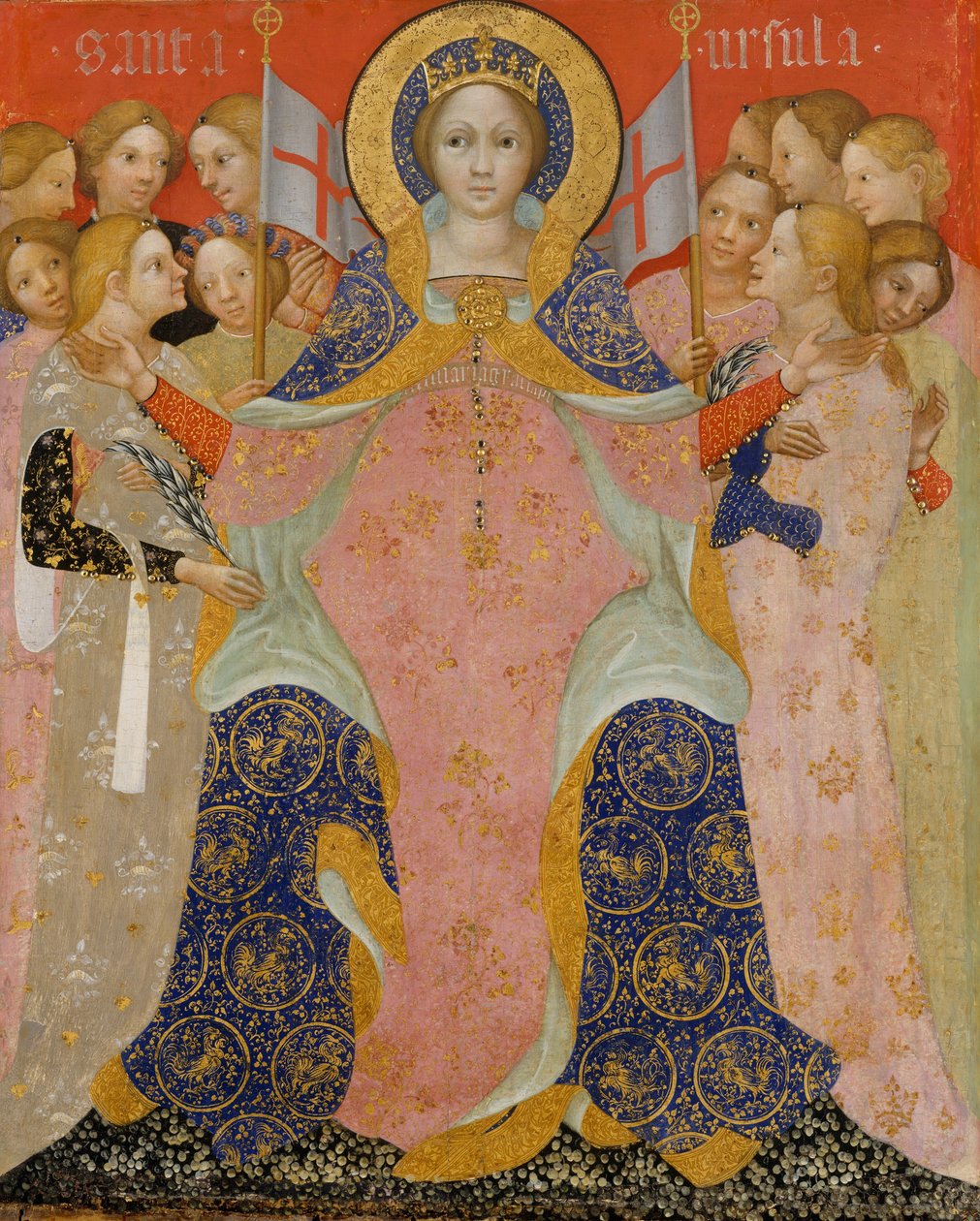 Sainte Ursule et ses demoiselles, c.1410 - Nicolò di Pietro