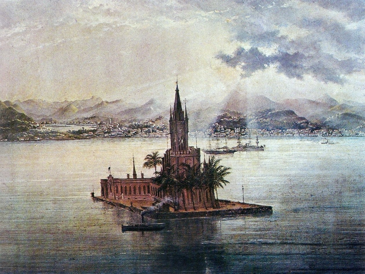 Panorama de la baie de Guanabara - Nicola Antonio Facchinetti