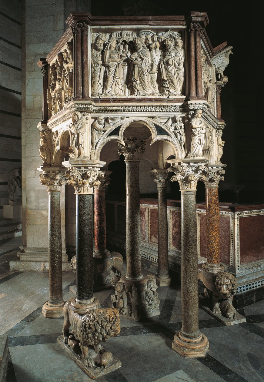 Chaire du Baptistère de Saint Jean - Nicola Pisano