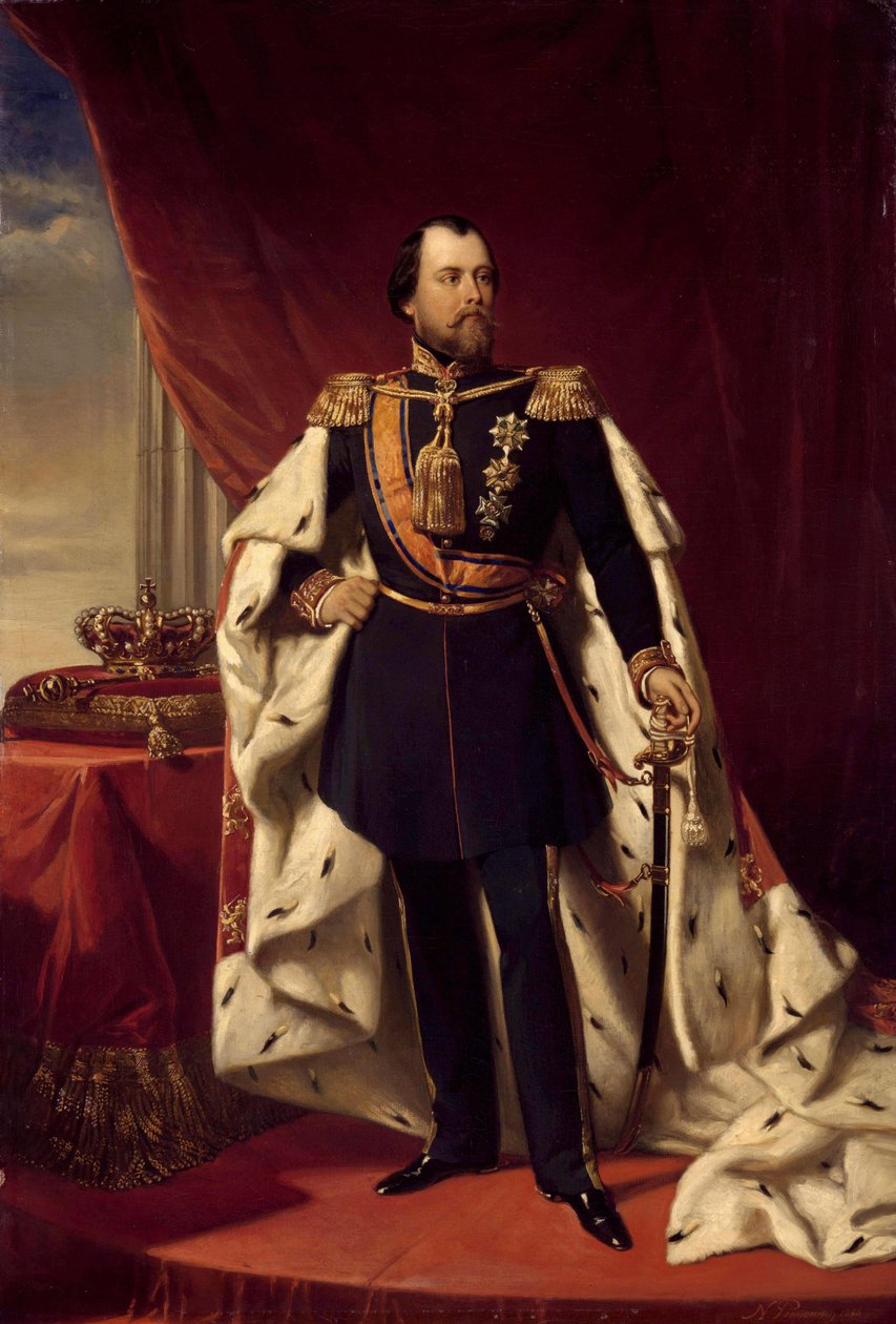 Portrait de Guillaume III, roi des Pays-Bas - Nicolaas Pieneman