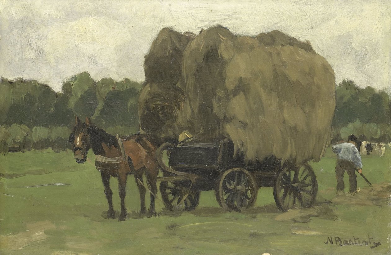 Chariot de foin - Nicolaas Bastert