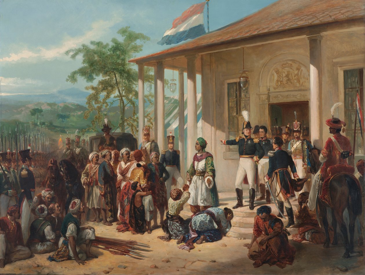 La Soumission du prince Diponegoro au général De Kock - Nicolaas Pieneman