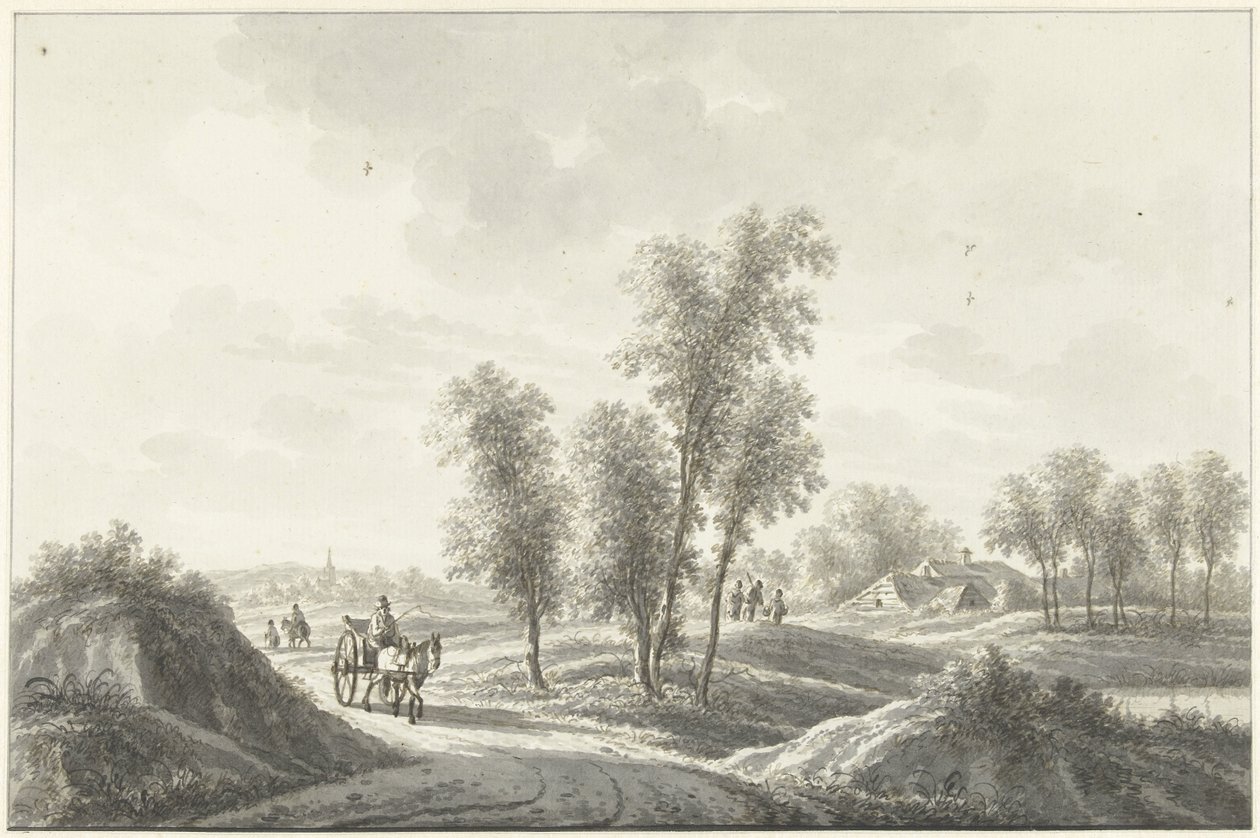 Le village de Laren dans le Gooi - Nicolaas Wicart