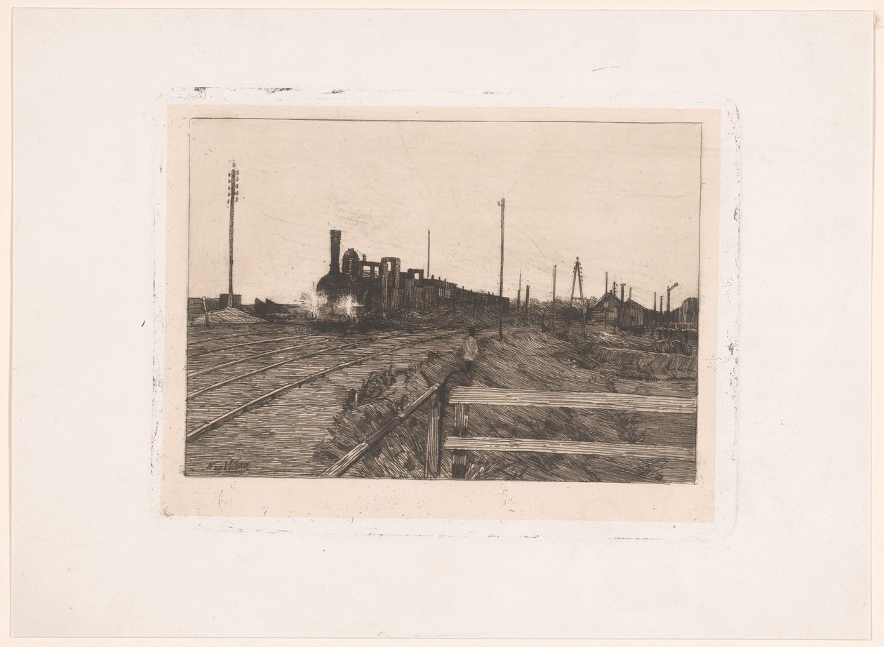 Train en marche - Nicolaas van der Waay