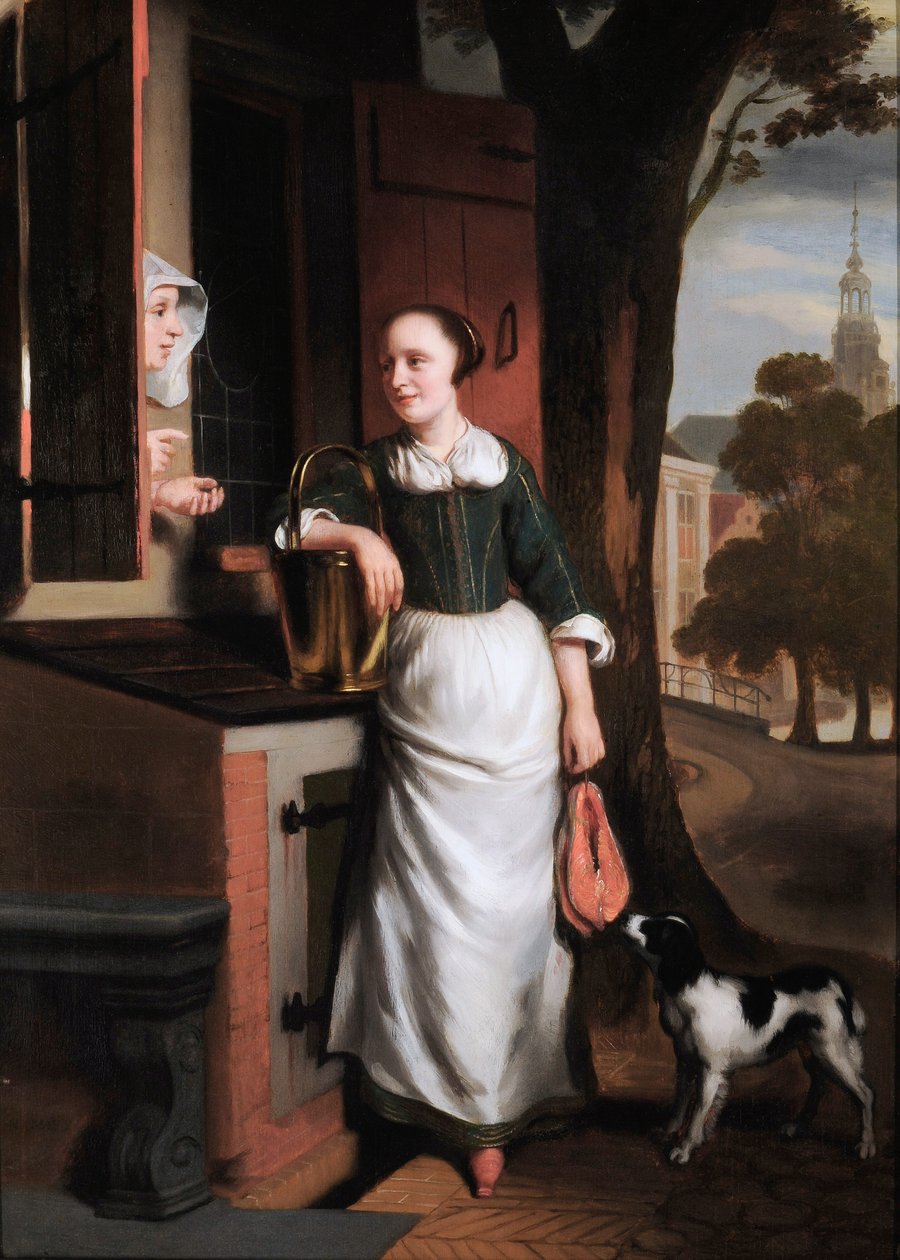 Deux ménagères bavardes - Nicolaes Maes