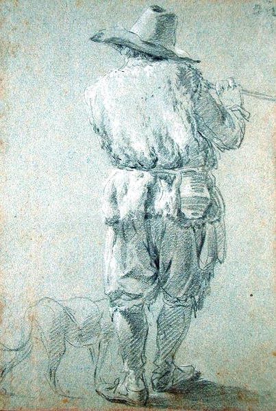 Berger jouant de la flûte, 1644 - Nicolaes Pietersz. Berchem