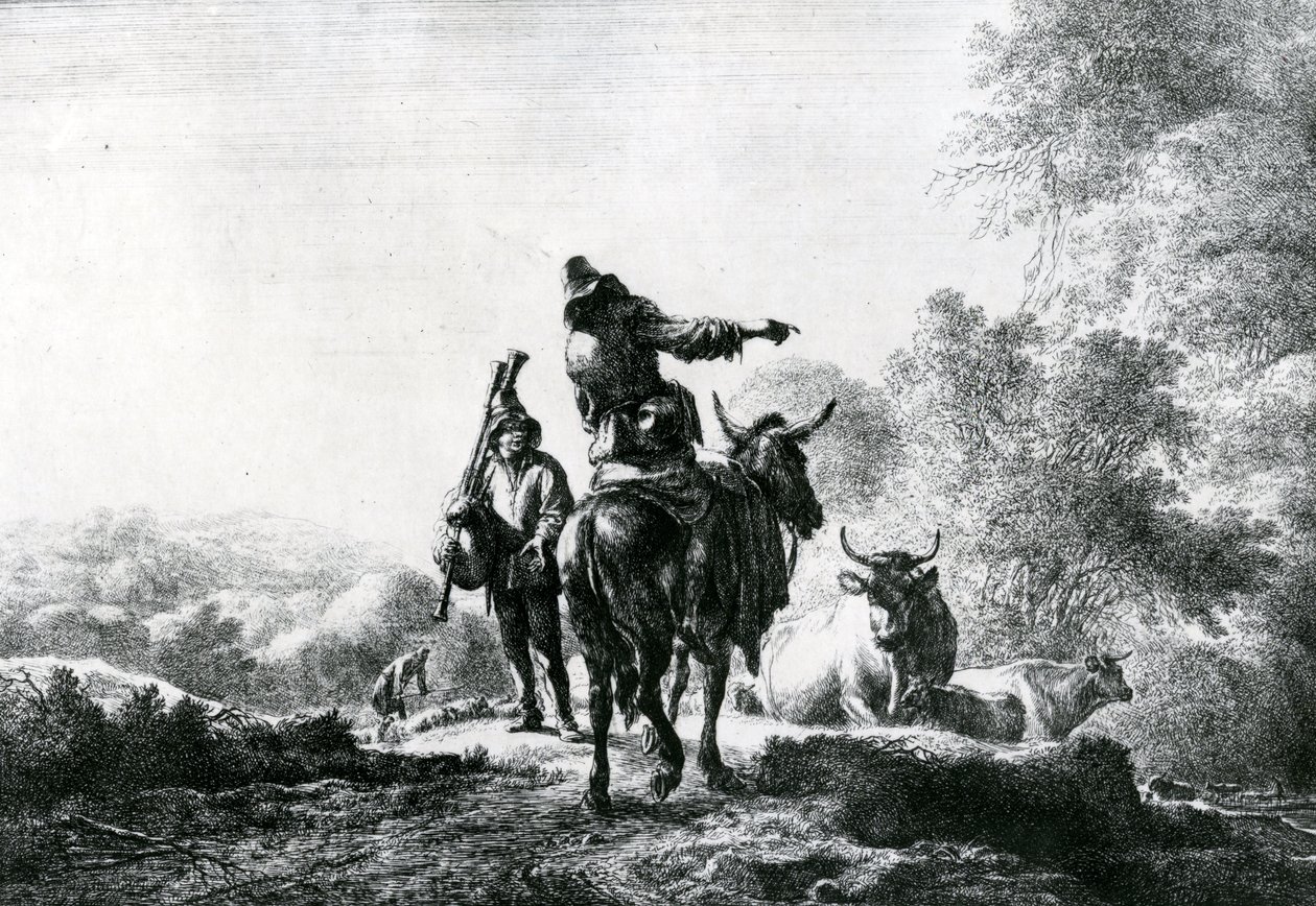 Le Joueur de Cornemuse - Nicolaes Pietersz. Berchem