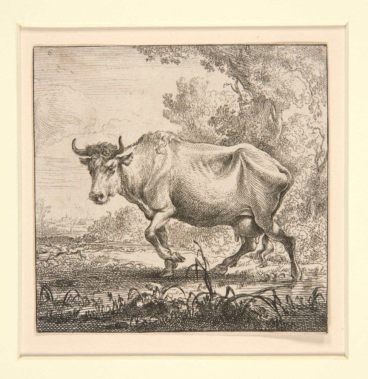 Le Troupeau de vaches, avec la laitière - Nicolaes Berchem