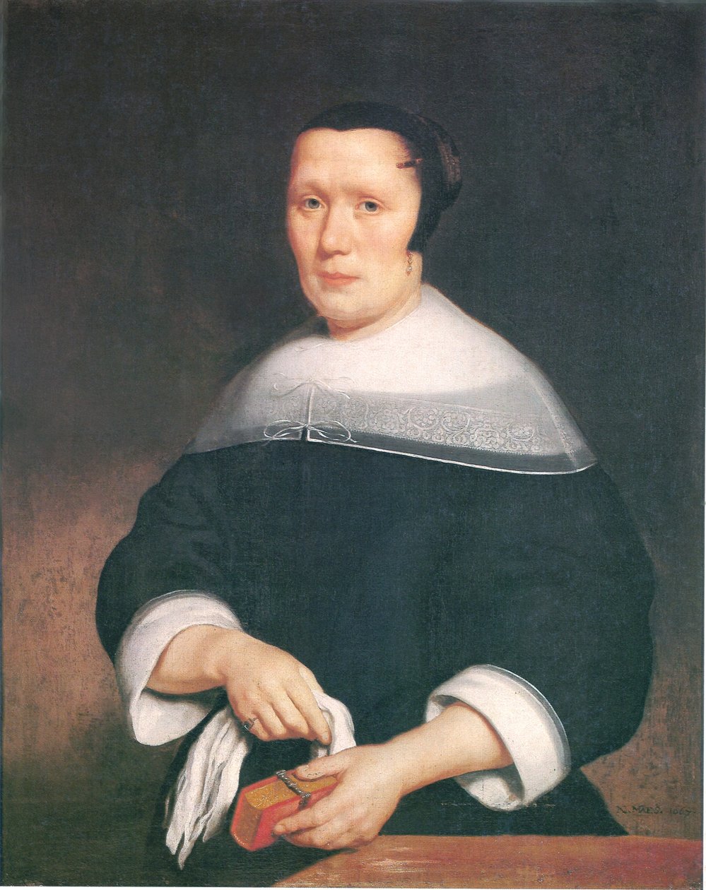 Portrait de femme - - Nicolaes Maes