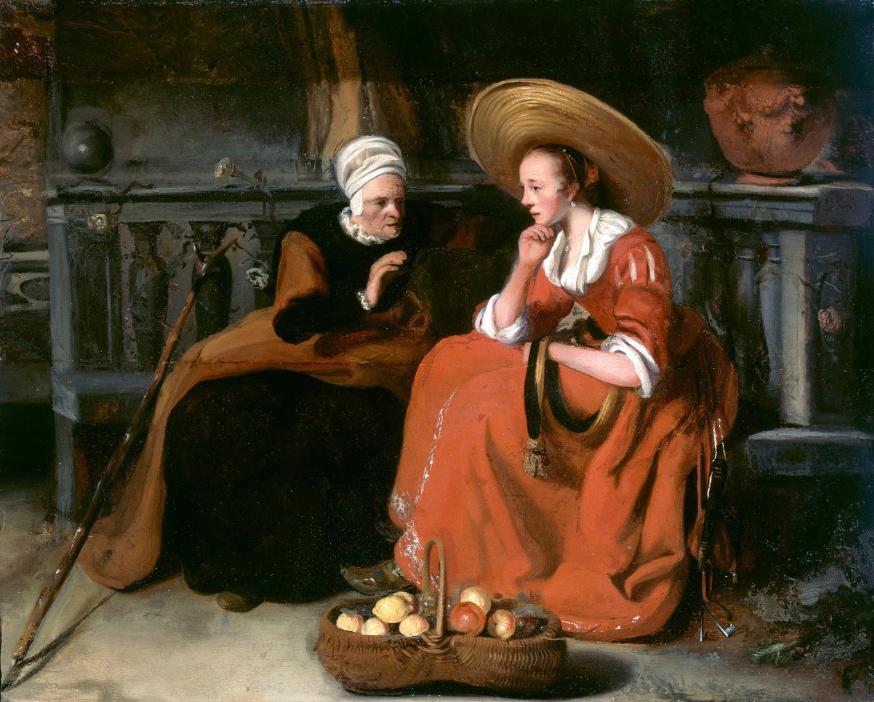 Vertumne et Pomone - Nicolaes Maes