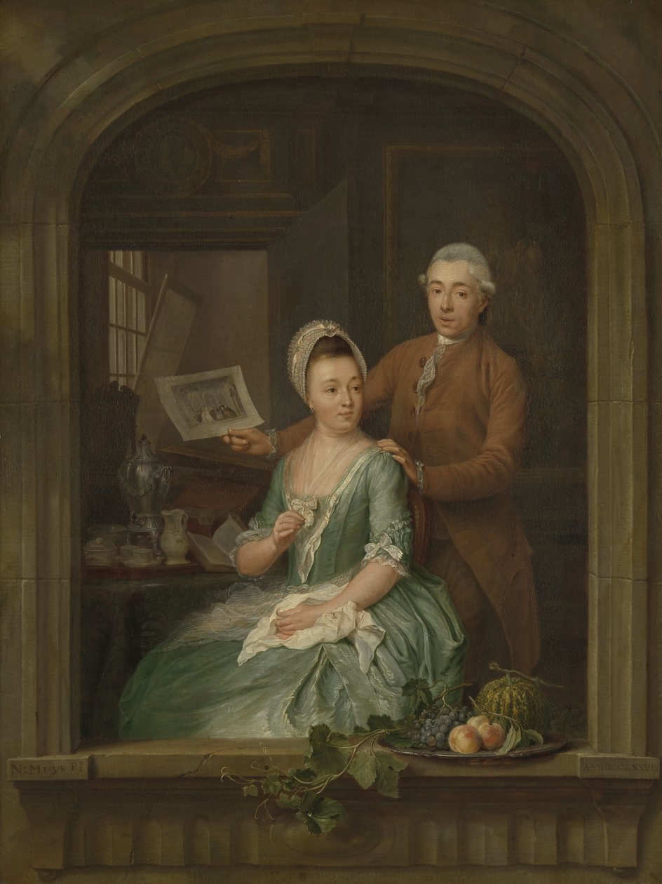Portrait de Robert Muys et de sa femme Maria Nozeman - Nicolaes Muys