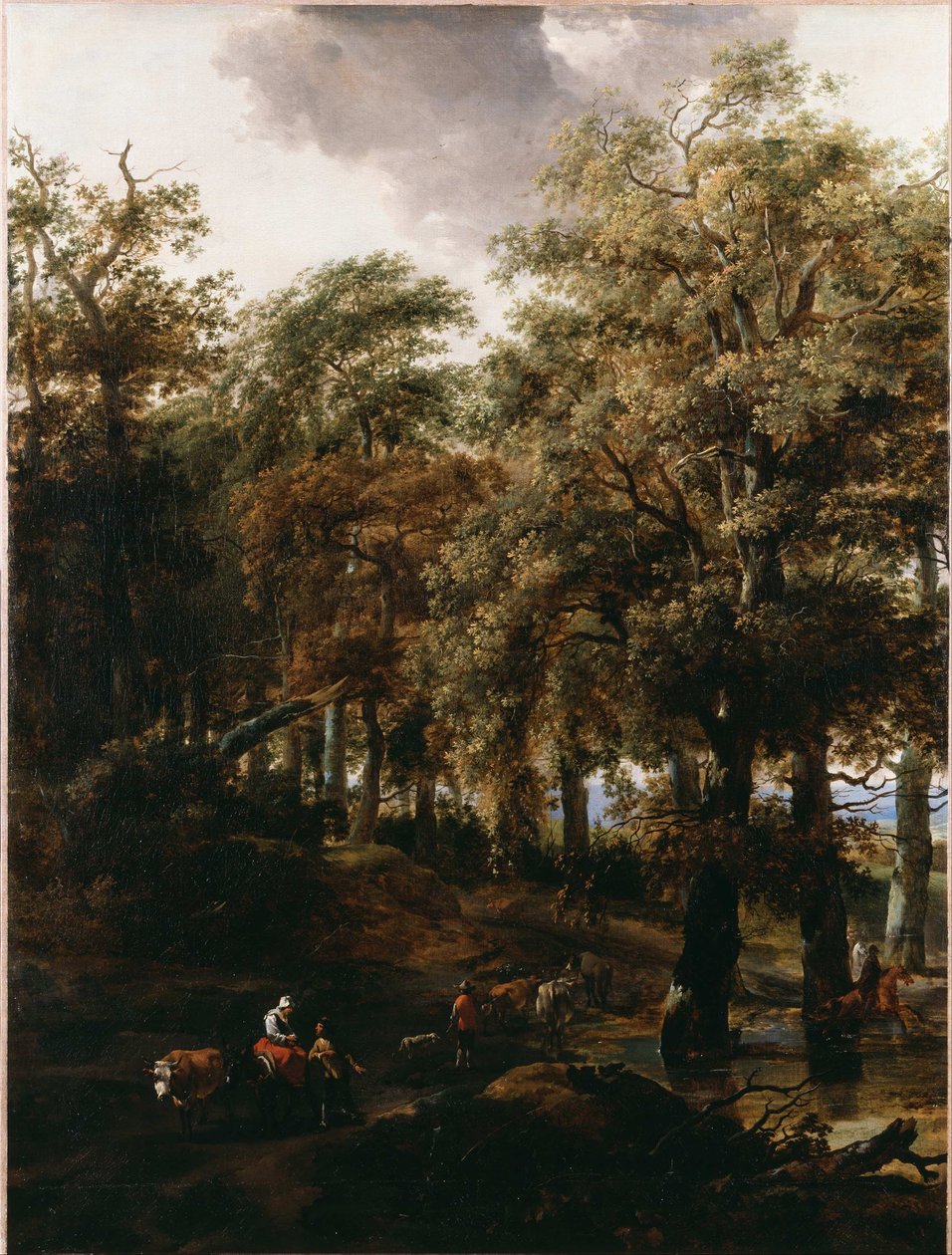 Une route à travers un bois - Nicolaes Pietersz. Berchem