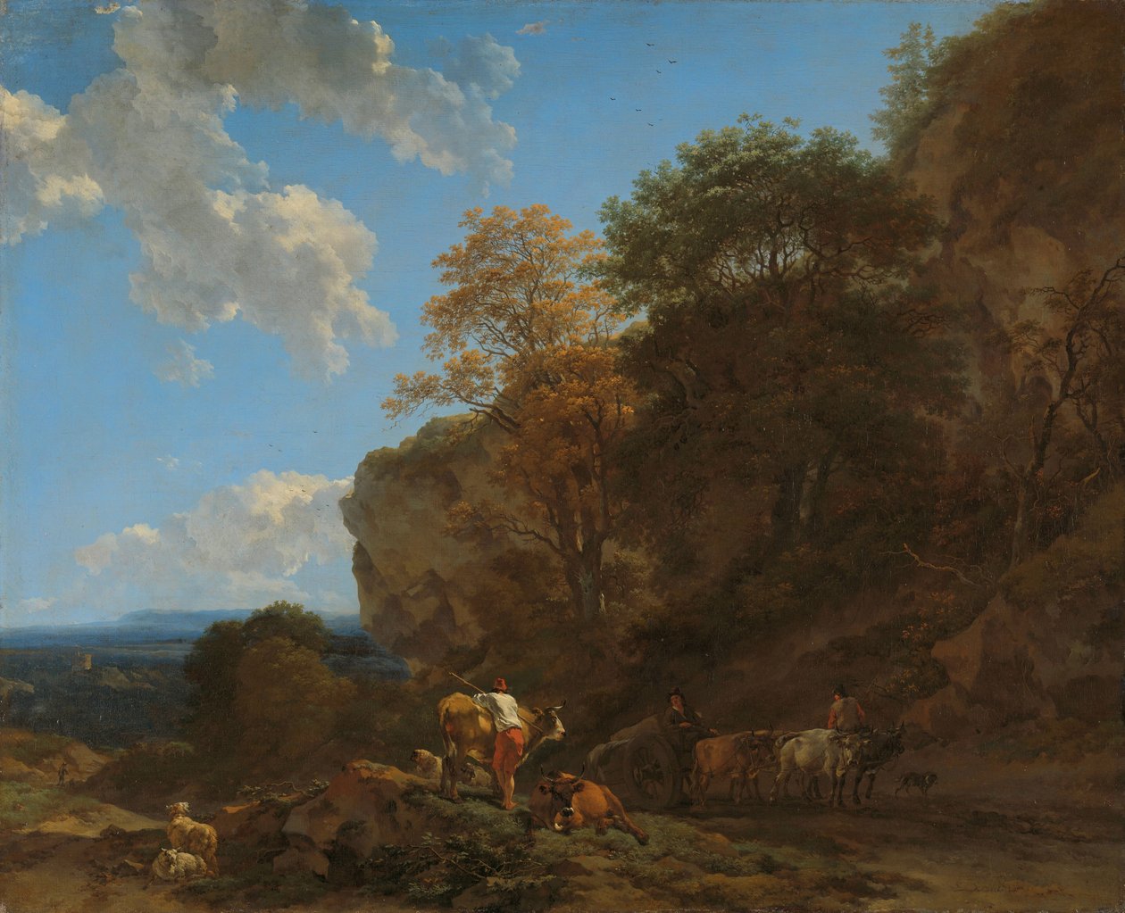 Paysage italien - Nicolaes Pietersz Berchem