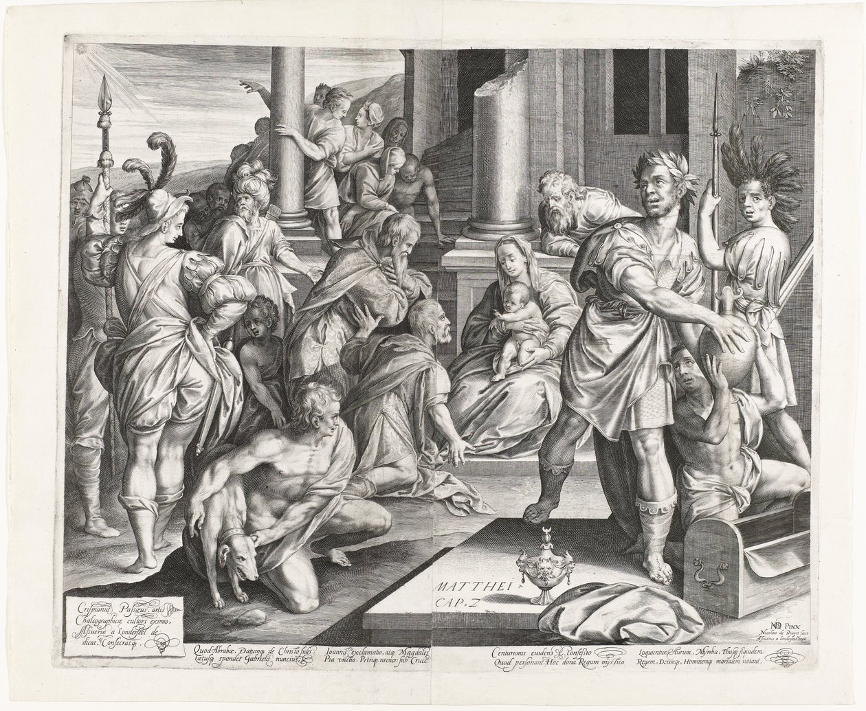 Adoration des mages - Nicolaes de Bruyn