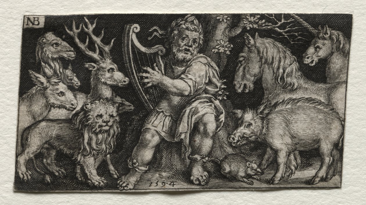 Orphée charmant les animaux - Nicolaes de Bruyn